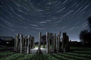 Wooden circle at Knowth