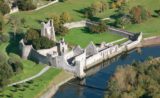 Adare Castle Aerial View also taking in the river.