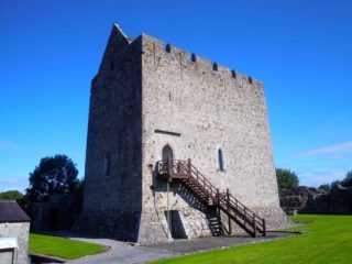 Exterior view of the keep at Athenry Castle