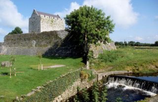 View of Athenry Castle by river