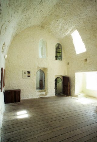 Aughnanure Castle interior upstairs