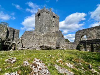 exterior view of the castle on a sunny day