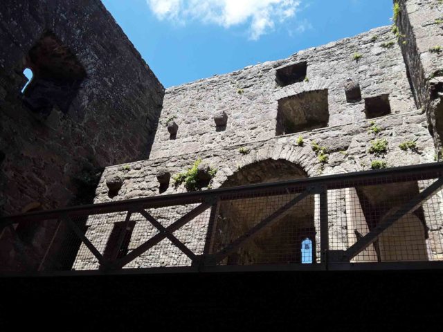 Interior walls of Ballyhack Castle