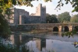 View of Cahir Castle from the banks of the River Suir.