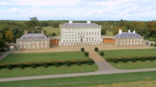 aerial view of Castletown House