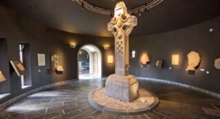 The original High Crosses and a selection of the graveslabs are now on display in a purpose built exhibition area while replica crosses are on display onsite.