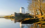 Doe Castle with reflection in the water