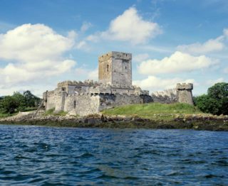 Doe Castle view from water