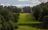View of front of Doneraile House from across the park