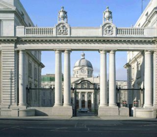 Main façade of Government Buildings on Merrion Street