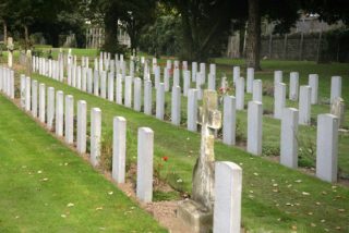 View of graves at Grangegorman Cemetery