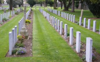 Graves at Grangegorman Military Cemetery