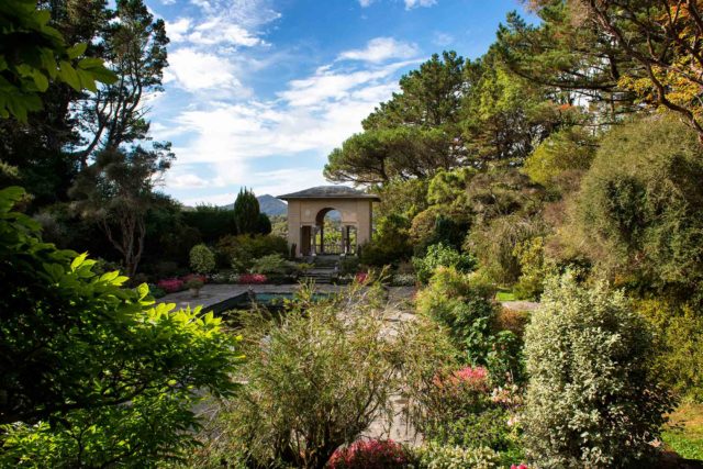 Inside the Italian garden