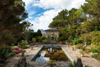The pond in the Italian garden