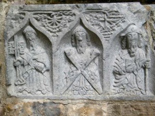 Detail from 15th century mensa tomb