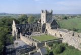 Aerial view of Jerpoint Abbey