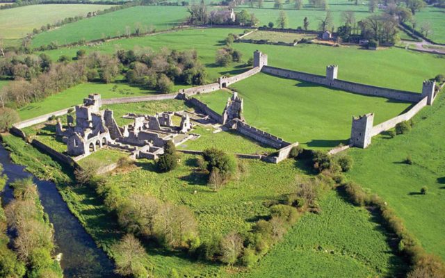 Aerial view of Kells Priory Aerial view of Kells Priory