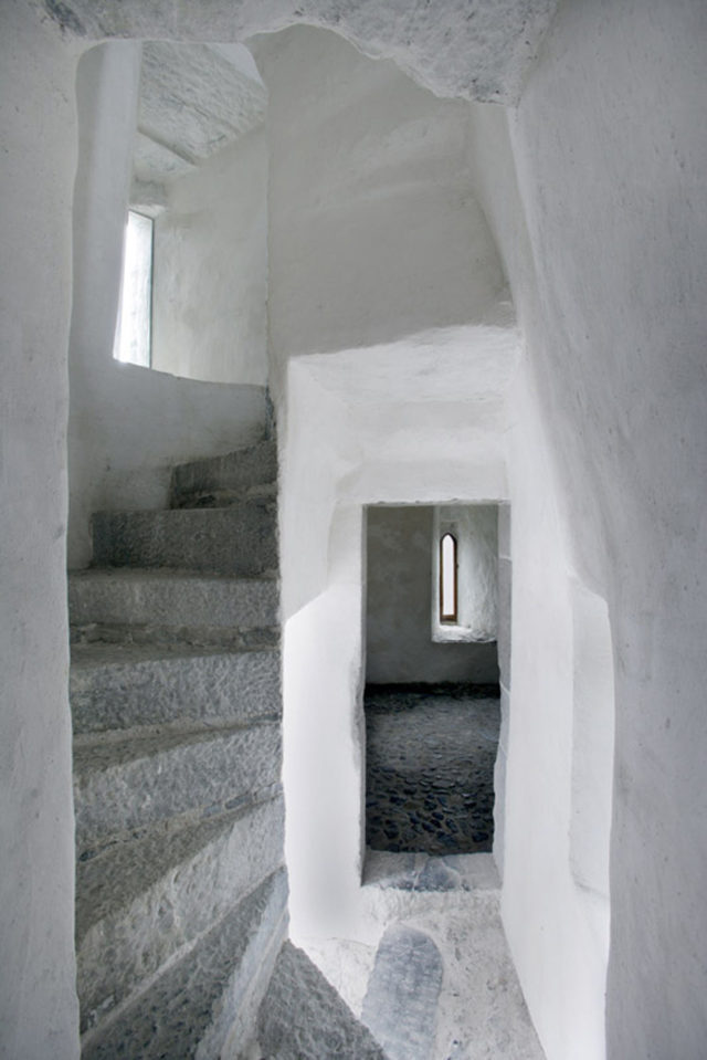 Spiral stairs Listowel Castle