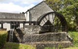 Mill wheel at Newmills corn and flax mills