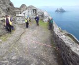 OPW staff working on the landing pier