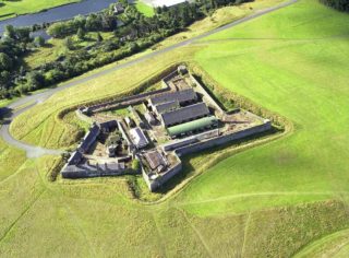 Aerial view of the Phoenix Park Magazine Fort