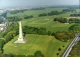 Aerial view of Wellington Monument
