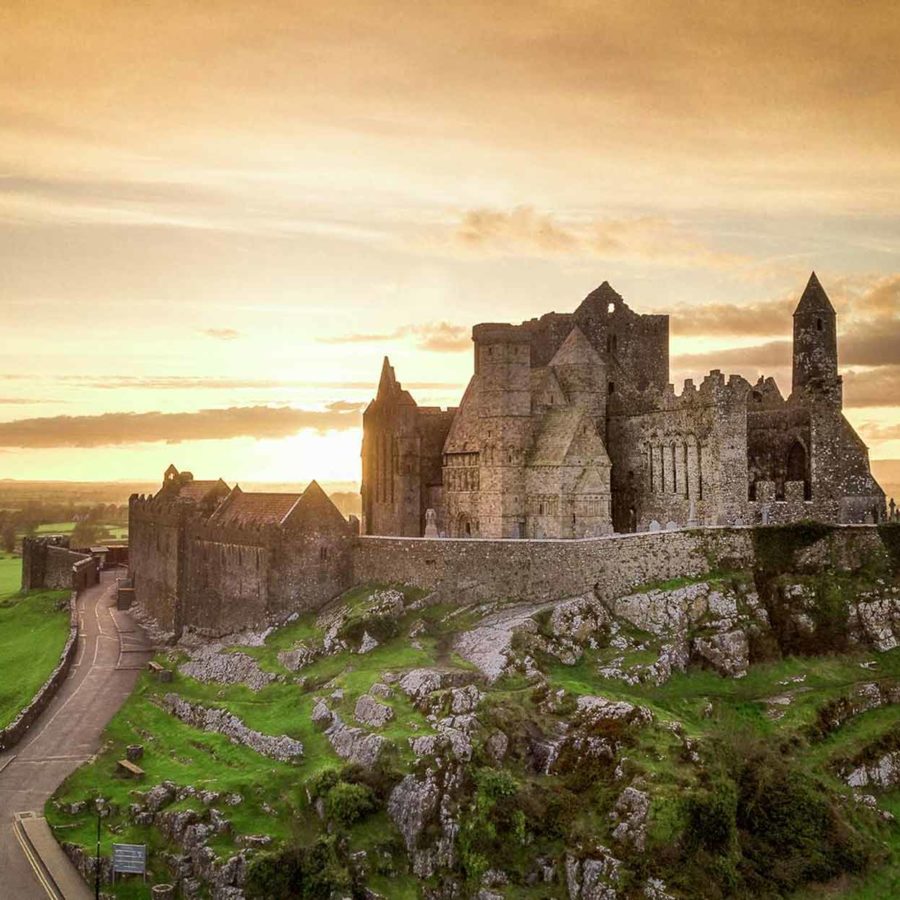 Rock of Cashel at sunset