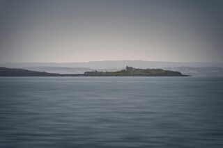 Scattery Island - Credit Vitalli / Alamy Stock view of the island in the sea