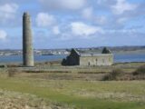 Round tower and church ruins