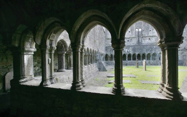 Cloister love knot stone Sligo Abbey
