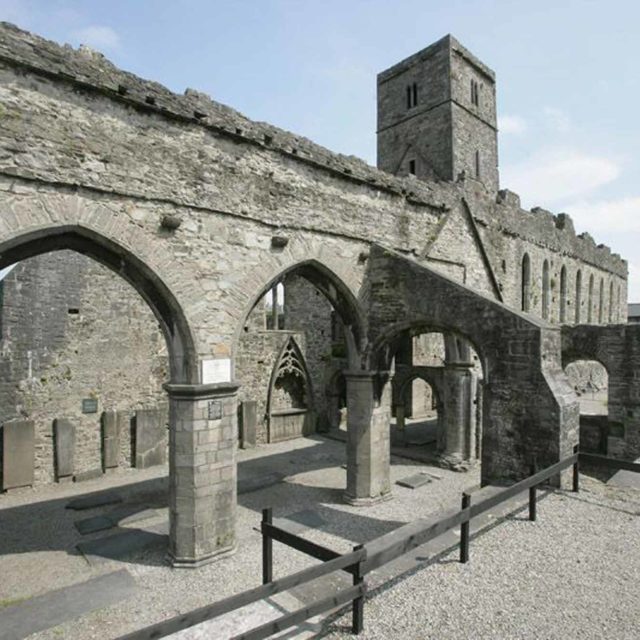View of Sligo Abbey from south west