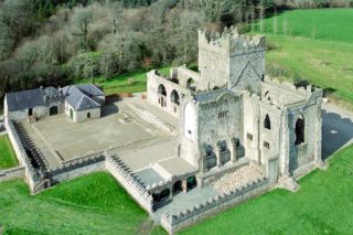 Aerial view of Tintern Abbey