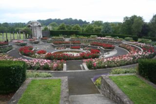 Centre of war memorial gardens