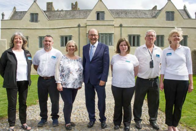 Guide staff at Ormond Castle Guide staff at Ormond Castle