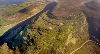 Aerial photo of Carrowkeel.