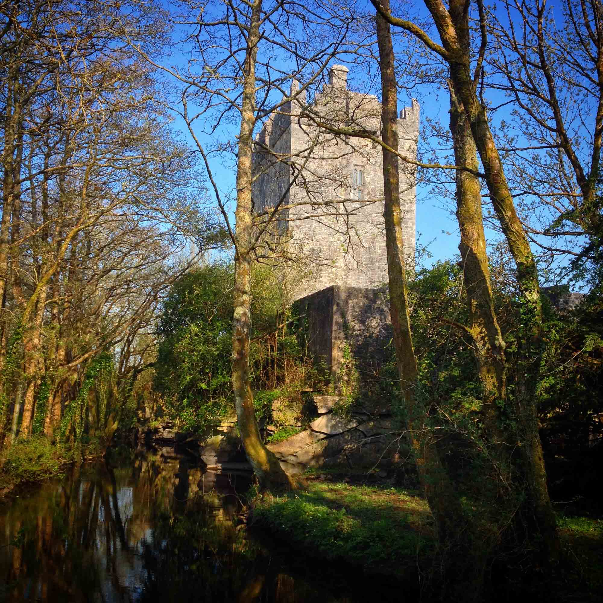 View of Aughnanure Castle from the River Drimeen