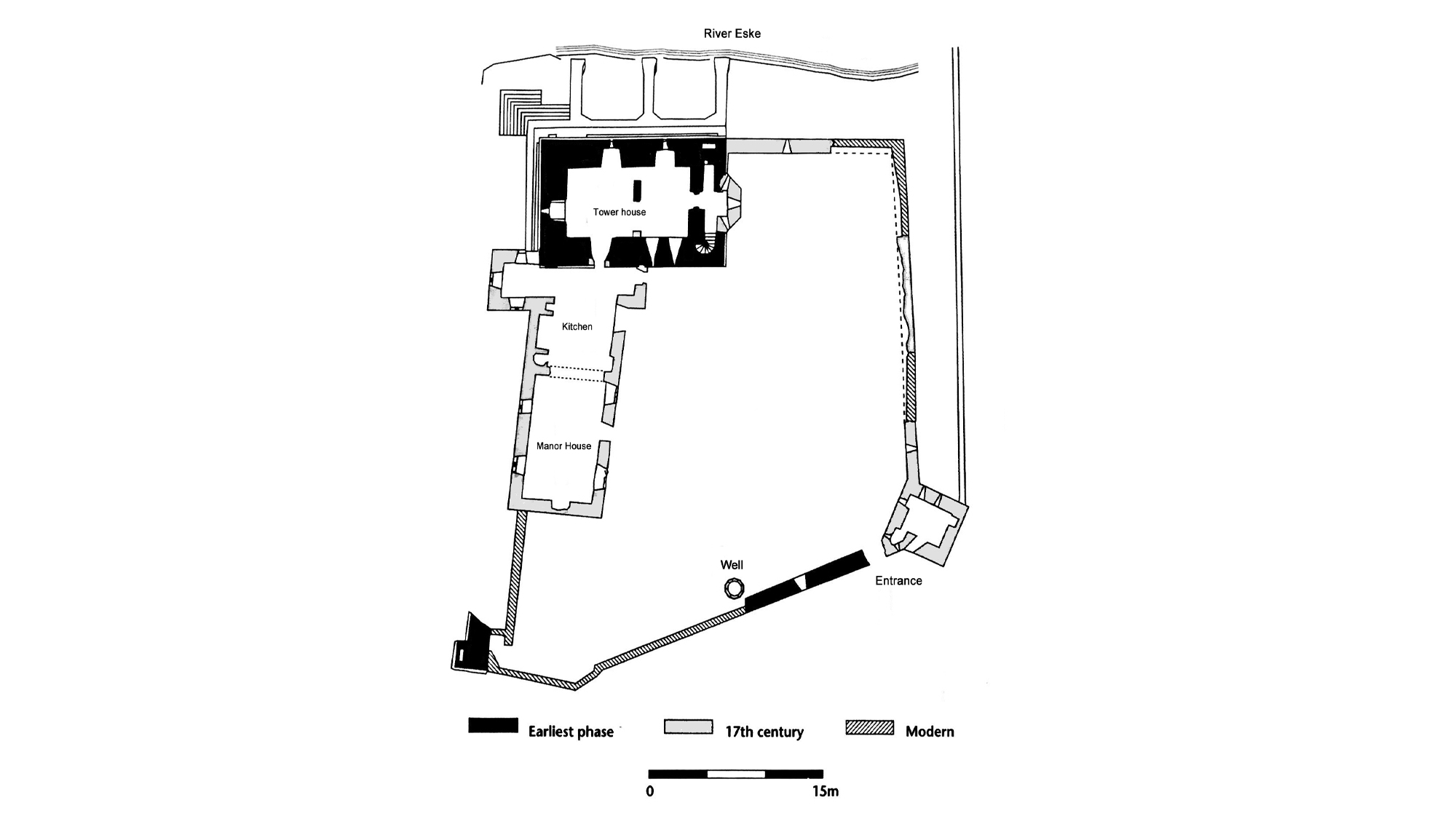 Donegal Castle plan