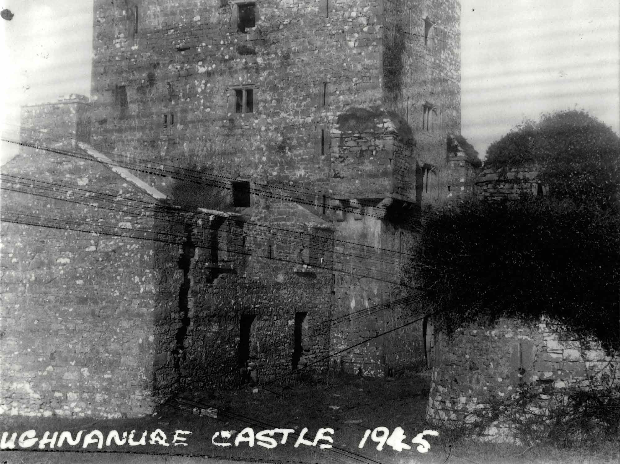 The remains of Edmund O’Flaherty’s house in 1945.