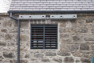 Specialised Swift nest boxes at Portumna Castle