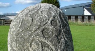 Detail of the Turoe Stone.