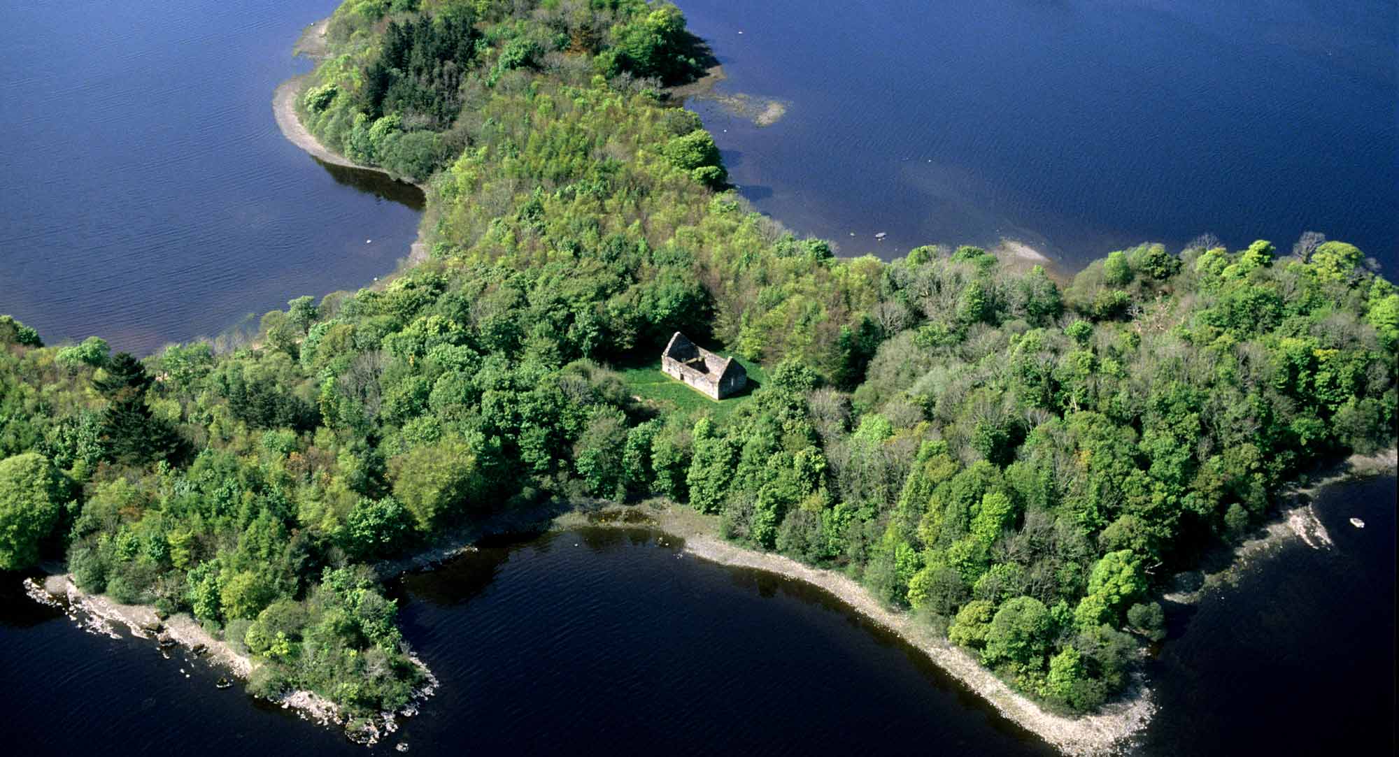 Church at Church Island, Lough Gill