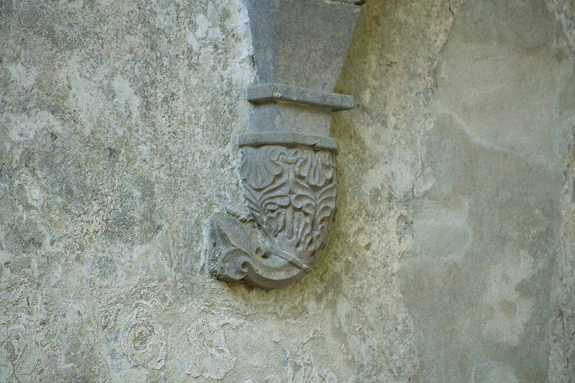 North east corbel in the chancel