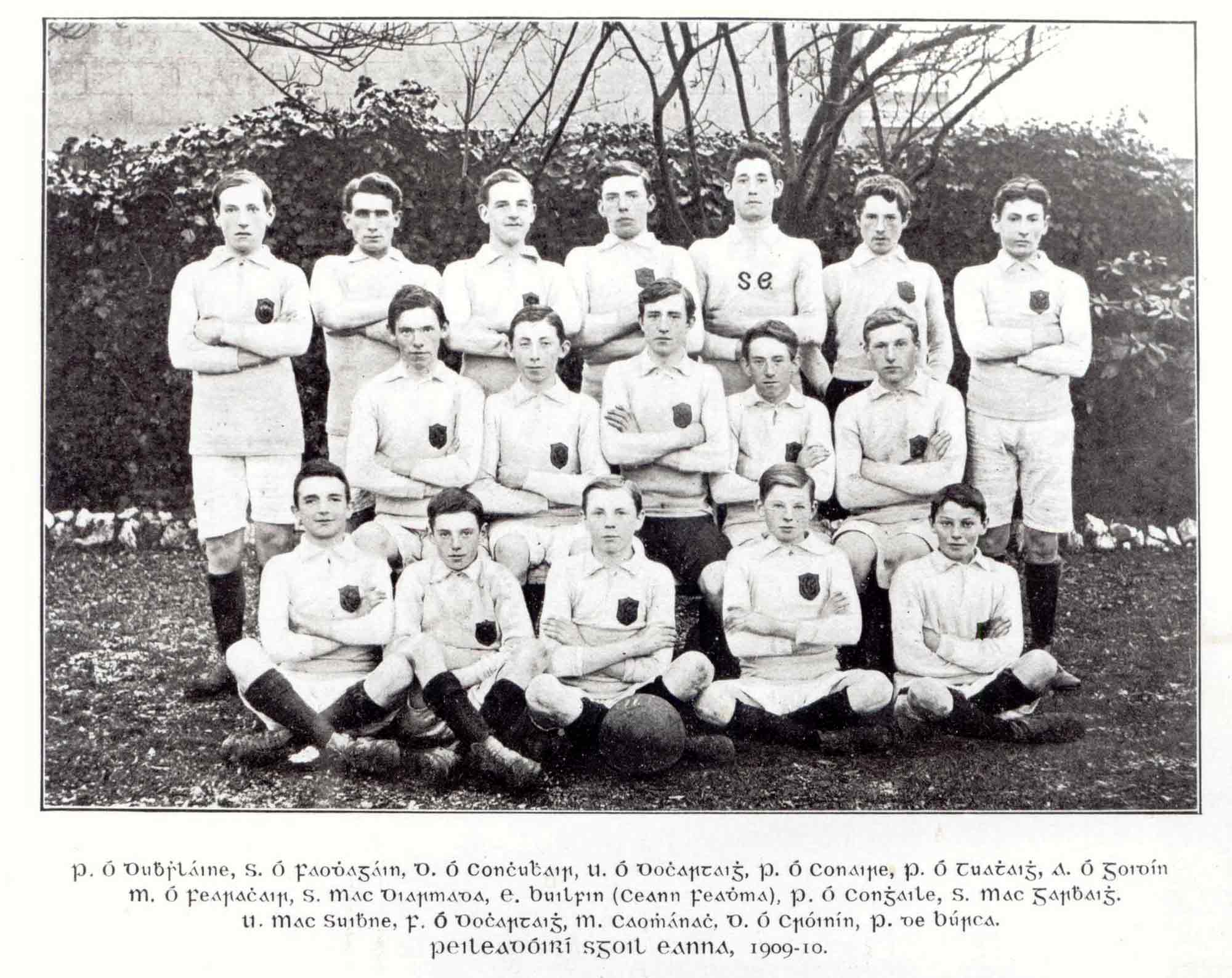 Scoil Éanna Hurling team 1909–10