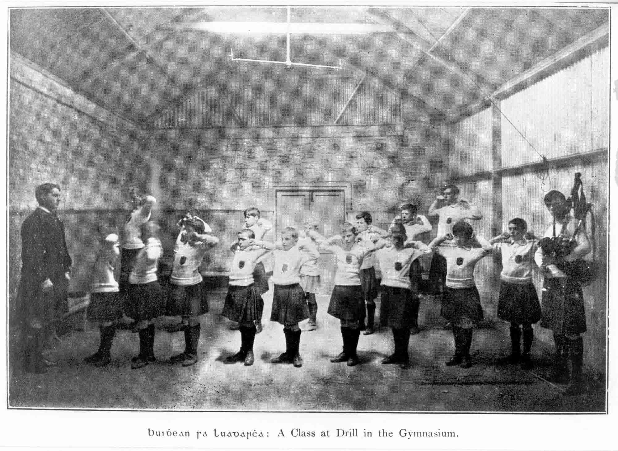 Drill class, 1909