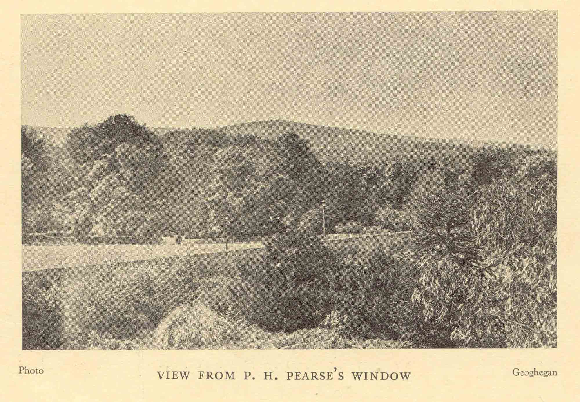 View from Pearse’s window