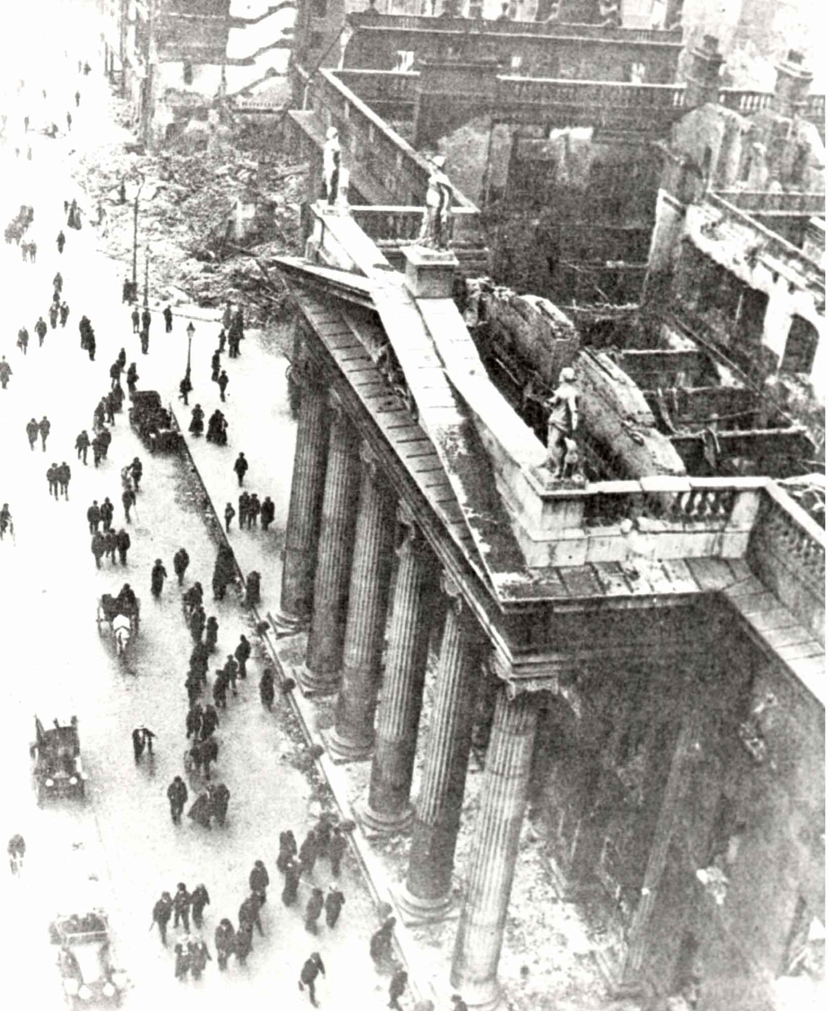 GPO in ruins
