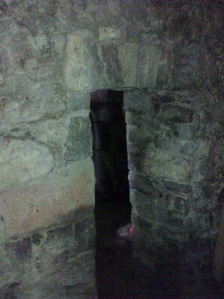 Doorway into the prison cell