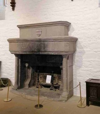 The fireplace from the movie ‘The Last Duel’