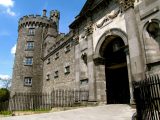 The exterior of Kilkenny Castle, showing the main entrance