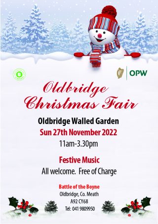 Oldbridge Christmas Fair Poster 2022